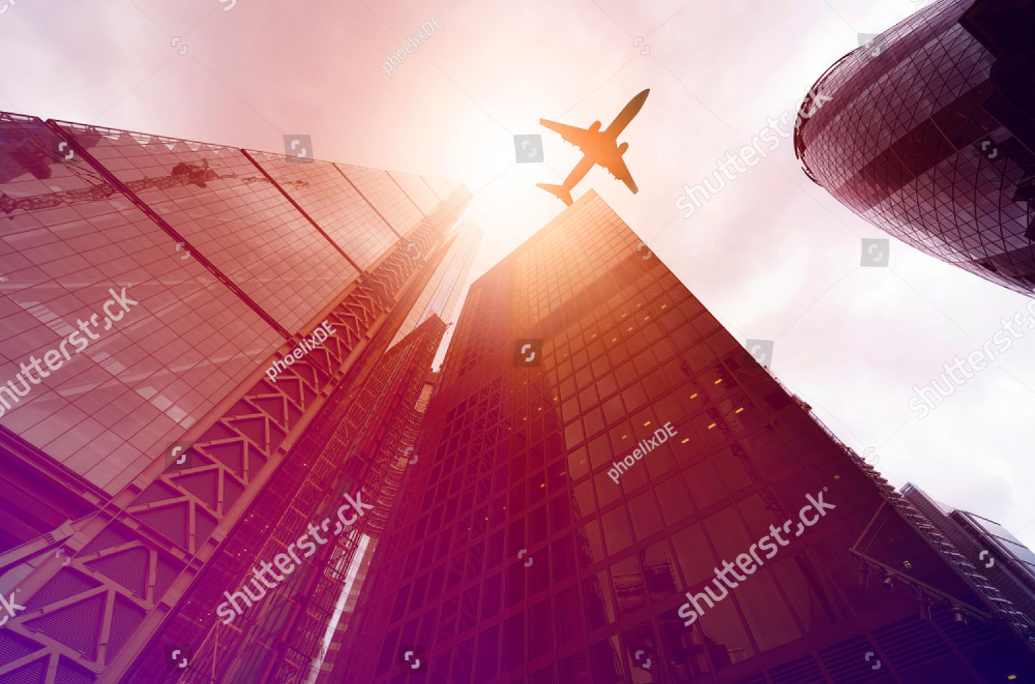 Image of Plane wing used in background